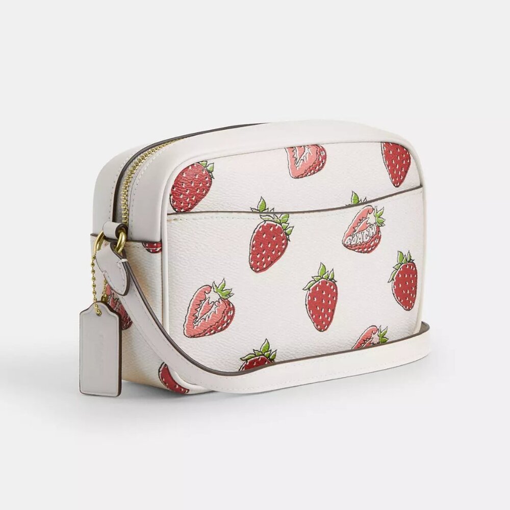 🍓Coach Mini Jamie Camera Bag With Strawberry Print - Picture 2 of 8